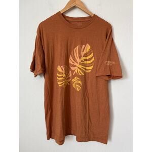 BOUTIQUE Orange Graphic Ephesians 3:17-18 Short Sleeve T-Shirt
